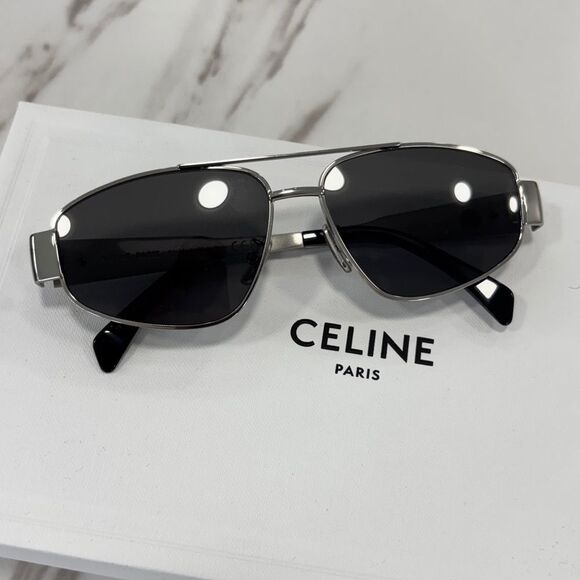 Celine 40281 Silver Sunglasses - Picture 3 of 5